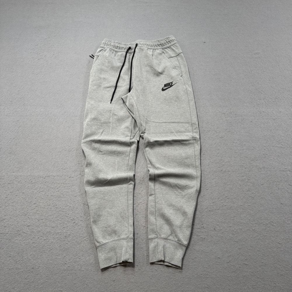 Nike Joggers Men's Small Gray Tech Fleece Tapered Slim Fit Activewear Sweatpants